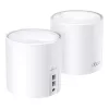 Router wireless  TP-LINK Whole-Home Mesh Dual Band Wi-Fi 6 System TP-LINK, "Deco X20(2-pack) RF", 1800Mbps, MU-MIMO, Gbit Ports (поврежденная упаковка) 
