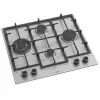 Plita incorporabila cu gaz  WOLSER PLITA DE GAZ INCORPORABILA  WL- F 6408 TURBO INOX FFD ROMB 
