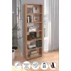 Навесная полка  Nex Home Biblioteca cu 6 compartimente Chipboard Nex Home 55,5 x 20 x 174 cm, Stejar 