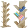 Raft de perete  Jumi Biblioteca, raft pentru carti,tip copac, Jumi, 152x50x24 cm, Stejar 