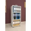Raft de perete  Nex Home Biblioteca cu 3 compartimente Folder Nex Home  49 x 30 x 108 cm, Alb 