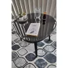 Masa cafea  Nex Home BARCELONA-F Masuta de cafea din Sticla Nex Home 60 x 60 cm, Neagra 