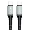 Cablu  XO Type-C to Type-C Cable XO, 240W, 2m, NB-Q264B, Black 
