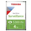HDD  TOSHIBA 3.5" HDD  4.0TB-SATA-512MB Toshiba S300 Pro Surveillance (MD10ADA400EV), Surveillance, 24/7, CMR, 7200rpm, 1.2M (MTTF) 