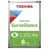 HDD  TOSHIBA 3.5" HDD  8.0TB-SATA-512MB Toshiba S300 Pro Surveillance (MD10ADA800V), Surveillance, 24/7, CMR, 7200rpm, 1.2M (MTTF) 