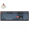 Игровая клавиатура  Keychron V6 MAX QMK/VIA WIRELESS CUSTOM MECHANICAL KEYBOARD (V6M-D3), CARBON BLACK, FULL SIZE LAYOUT, KNOB, RGB LED BACKLIGHT, GATERON JUPITER MECHANICAL BROWN SWITCH, HOT-SWAP, 2.4GHZ&BLUETOOTH, USB TYPE-C, GAMER (TASTATURA/КЛАВИАТУРА) 