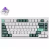 Gaming keyboard  Keychron Q1 HE QMK WIRELESS CUSTOM FULL-METAL MECHANICAL KEYBOARD (Q1H-P1), SHELL WHITE, 75% LAYOUT, KNOB, RGB BACKLIGHT, GATERON DOUBLE-RAIL MAGNETIC NEBULA SWITCH, HOT-SWAP, 2.4GHZ&BLUETOOTH, USB TYPE-C, GAMER (TASTATURA/КЛАВИАТУРА) 