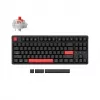 Tastatura  Keychron C3 PRO QMK/VIA WIRED MECHANICAL KEYBOARD (C3P-A1), BLACK, 80% TKL LAYOUT, RED BACKLIGHT,  K PRO MECHANICAL RED SWITCH, USB TYPE-C, GAMER (TASTATURA/КЛАВИАТУРА) 