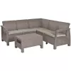 Mobila individuala  KETER НАБОР САДОВОЙ МЕБЕЛИ  CORFU RELAX SET CAPPUCCINO/SAND (227845) 