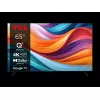 Televizor  TCL 65" TELEVIZOR  65T7B QLED PRO 4K, 3840X2160 UHD, 164 CM, SMART GOOGLE TV, MULTI HDR FORMAT DOLBY VISION & HDR10+, GAME MASTER 3.0 + 120HZ GAME ACCELERATOR, HDMI 2.1 ALLM & HDMI 2.1 EARC, GOOGLE ASSISTANT, GOOGLE CAST, AIRPLAY 2 