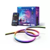 Внутренняя светодиодная лента  GOVEE LIGHT STRIP  RGBIC NEON ROPE STRIP LIGTH 2S 4M, BLACK, SMART WI-FI LIGHT STRIP, WI-FI + BT, MATTER COMPATIBLE, MULTICOLOR, ZONAL COLOR CONTROL, APP, SHAPE RECOGNITION, NO HUB REQUIRED, FLEXIBLE INSTALLATION, AI LIGHTING BOT H61D4C11 