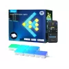 Smart light strip  GOVEE SQUARE LIGHTS  SMART MINI PANEL LIGHTS 10 PACK, WI-FI + BT, MULTICOLOR, DIFFUSED RGBIC LIGHT EFFECTS, NO HUB REQUIRED, DIY LIGHTING EFFECTS, FLEXIBLE INSTALLATION, 40 PRESET LIGHTING EFFECTS, CUSTOMIZABLE DESIGN LAYOUT, APP, CONTROL BOX, VOICE C 