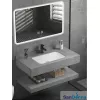Set mobilier baie cu lavoar  Cersanit SET MOBILIER BAIE DIN PIATRA SINTERIZATA 1009G (60CM) 