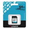 Card de memorie  TRANSCEND ..64GB  SDXC Card (Class 10) UHS-I , U3, V30 Kingston Canvas Go! Plus Gen 4 "SDG4/64GB" (R:200MB/s) 