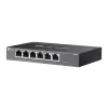 Comutator de retea  TP-LINK .6-PORT 10/100M  POE+ SWITCH, DS106P, WITH 4 PORT POE, 67W BUDGET, AUTORECOVERY, STEEL CASE 