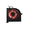 Cooler universal  HP CPU Cooling Fan For MSI GS63VR GS73VR series MS-17B1 MS-17B2 MS-16K2 MS-16K3 MS-GS73 MS-GS6 BS5005HS-U2L, BS5005HS-U2F1, BS5005HS-U3I CPU & GPU RED Original 