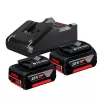 Acumulator si incarcator  BOSCH 1600A019S0 BOSCH GAL 18V-40 + 2*GBA 4.0Ah Set 2 acumulatori si incarcator 
