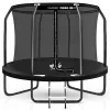 Trambulina  THUNDER Trambulina de grădină pentru copii THUNDER INSIDE ELITE 8FT (244cm) Black 