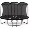Trambulina  THUNDER Trambulina de grădină pentru copii THUNDER INSIDE ELITE 12FT (366cm) Black 