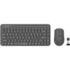 Клавиатура беспроводная  A4TECH Wireless Keyboard & Mouse A4Tech FG3200 Air2, Compact, Low Profile, Silent, 2000dpi, 4 buttons, Ambidextrous, 1xAA/1xAA, 2.4Ghz, EN/RU/RO, Grey 