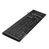 Tastatura  GENIUS Keyboard Genius SlimStar 820, 12 Fn Keys, Low-profile, Slim, Quiet typin, Backlight, 1.8m, USB, EN/RU, Black 