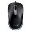 Мышь  GENIUS Mouse Genius DX-125S, 1200 dpi, 3 buttons, Ambidextrous, 76g, Silent, 1.5m, USB, Black Grey 