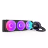 Жидкостное охлаждение AIO  NZXT AIO Liquid Cooling NZXT Kraken Elite 360 RGB Black (
