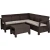 Mobila individuala  KETER Набор садовой мебели Keter Corfu II Relax Set Brown/Oat (258949) 