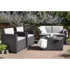Mobila individuala  KETER Набор садовой мебели Keter Monaco Set with Storage Table Graphite (216779) 