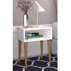Noptiera  Remaks Прикроватная тумба Remaks Retro Nightstand White 