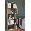 Etajera   Remaks Стеллаж Remaks Asimetrik 5 Safir Oak 