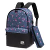 Rucsac pentru copii  42 DEGREES Школьный рюкзак 4Play JMS Blue Flowers 