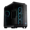 Carcasa fara PSU  ASUS GT502 ASUS TUF GAMING HORIZON TG ARGB BLACK, w/o PSU, Dual Chamber Chassis, Panoramic Design, Front&Left Side Tempered Glass, Vertical VGA Mount, Top: 3x MR120 ARGB fans, Rear: 1xARGB 120mm fan, 4x 2.5”/3.5, ARGB HUB, 1xUSB-C 3.2Gen2x2, 2xUSB3.2, 1xA 