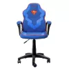 Fotoliu Gaming  TRUST Trust GXT 703SM Revvo Kids Gaming Chair, breathable fabric, officially licensed Superman adjustable gaming chair with a strong frame, padded armrests, Class 4 gas lift, up to 110kg, Blue 
