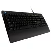 Игровая клавиатура  LOGITECH Gaming Keyboard Logitech G213 Prodigy, Mech-Dome, Spill-resistant, Media controls, RGB, 1.8m, USB, EN/RU, Black 