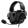 Игровые наушники  HATOR Gaming Headset HATOR Hypergang 2, 53mm drivers, 10Hz – 22kHz, 110dB, 64Om, 245g, On-cable cont, 4m(4pin-jack 1.5m, 2*3pin-jack 2.5m). Black 