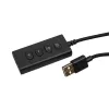 Игровые наушники  HATOR Gaming Headset HATOR Hyperpunk 2, 50mm drivers, 10Hz – 22kHz, 114dB, 64Om, 185g, 7.1, On-cable control, 4pin-jack 3.5 mm 2.5m, Black/Lilac 