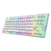 Игровая клавиатура  HATOR Gaming Keyboard HATOR Gravity X TKL, RGB, 1.8m, USB, EN/UA, White 