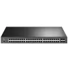 Comutator de retea  TP-LINK 48-Port Gigabit L2+ Managed PoE+ Switch TP-LINK "TL-SG3452XP", 48xPoE+ ports, 4x10G SFP+, 500W 