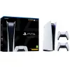 Consola de joc  SONY Sony PlayStation 5 Slim Digital Edition with 2x Controllers Wireless Sony PS5 DualSense White 1TB 