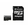 Card de memorie  VERBATIM 256GB microSD Class10 UHS-I U3 (V30) Verbatim Pro 600X + SD Adapter, Ultimate, Read: up to 90Mb/s, Write: up to 45Mb/s, Ideal for use with Android phone / the Nintendo Switch™ video game console as removable storage memory, Water resistant, Shock and 