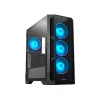 Carcasa fara PSU  CHIEFTEC Case E-ATX Miditower Chieftec Gaming APEX GA-01B-TG-OP Black no PSU, 1xUSB 3.2 Gen2 Type C, 2xUSB 3.0, Audio-out&Mic In, 4x120mm A-RGB fans pre-installed, A-RGB Control HUB, Front & Side panel tempered glass, (carcasa/корпус) 