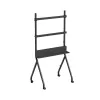 Suport perete  GEMBIRD TV Mount Stand Gembird TVS-86F-02, 55"-86"; Black, VESA; max 40kg, Aluminum TV floor stand with caster wheels 