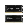 Модуль памяти  KINGSTON 64GB SODIMM DDR5 Dual-Channel Kit Kingston FURY Impact KF556S40IBK2-64 2x32GB DDR5 PC4-44800 5600MHz CL40, Retail (memorie/память) 