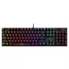 Gaming keyboard  SVEN SVEN KB-G8900 Mechanical Backlit Gaming Keyboard, 104 keys, 20 Fn-keys, Backlight, Red switches for a soft and quiet keystroke, 100% abrasion-resistant symbols, Durable braided USB cable, Black, Rus/Eng 