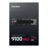 SSD  Samsung M.2 NVMe SSD 4.0TB Samsung SSD 9100 PRO w/Heatsink, PCIe5.0 x4 / NVMe2.0, M2 Type 2280 form factor, Seq. Read: 148000 MB/s, Seq. Write: 13400 MB/s, Max Random 4k: Read /Write: 2200K/2600K IOPS, Class 0 (AES 256), TCG/Opal v2.0, MS eDrive (IEEE1667), 