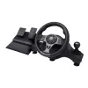 Volan  TRUST Trust GXT 289 Movi Racing wheel, with vibration feedback and pedals (throttle, brake) for a realistic racing experience, Number of buttons - 25, Gear control - flippers, Adjustable steering sensitivity, Autocentering function, Pressure sensitive trig 