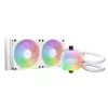 Кулер универсальный  be quiet! AIO Liquid Cooling be quiet! "Light Loop 240mm" WHITE  (15.4-34.9dB, 2x120mm ARGB fans, PWM, 2100RPM, ARGB Block, ARGB-PWM-Hub, 1200g.) 