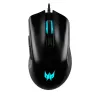 Gaming Mouse  ACER Gaming Mouse ACER Predator Cestus 333, Up to 16 000dpi, 6 Buttons, 100g, Report Rate: 1000Hz, Rgb logo illumination, 1.8m, USB, Black 