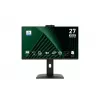 Монитор  MSI 27.0” MSI IPS LED PRO MP275QPDG Conference Black (1ms, 1300:1, 250cd, 2560x1440, 178°/178°, 100Hz Refresh Rate, HDMI2.0, DispayPort in/out, Audio Line-out, USB-C (Data, Power, Video), Webcam, USB Hub: 4 x USB3.2, Speakers 2 x 2W, Height Adjustment, P 